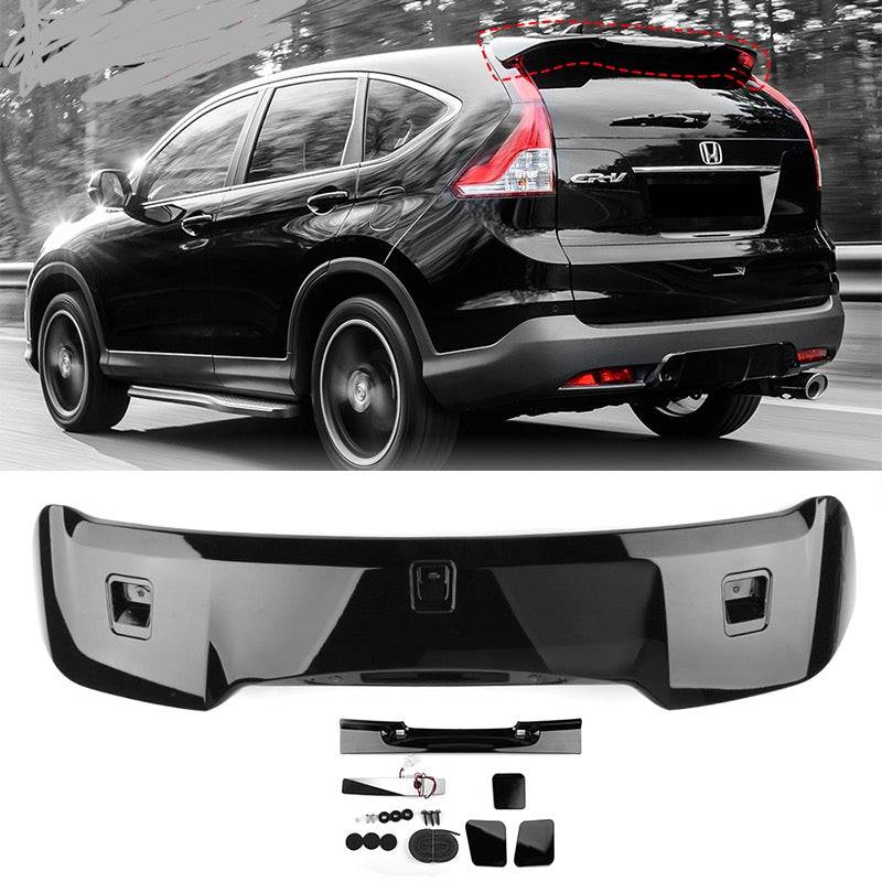 2012-2016 Honda CR-V OEM Style Roof Spoiler - Gloss Black Rear Wing Spoiler for Honda CRV - Perfect for Car Customization & Aerodynamic Enhancement