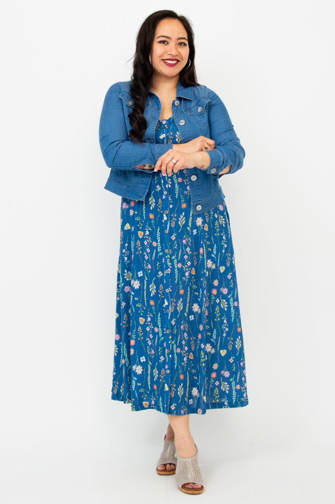 Colleen Jacket - Women's Tencel Denim Jacket for Spring & Fall | Lightweight, Breathable & Stylish Outerwear for Casual Wear, Office & Weekend Outings