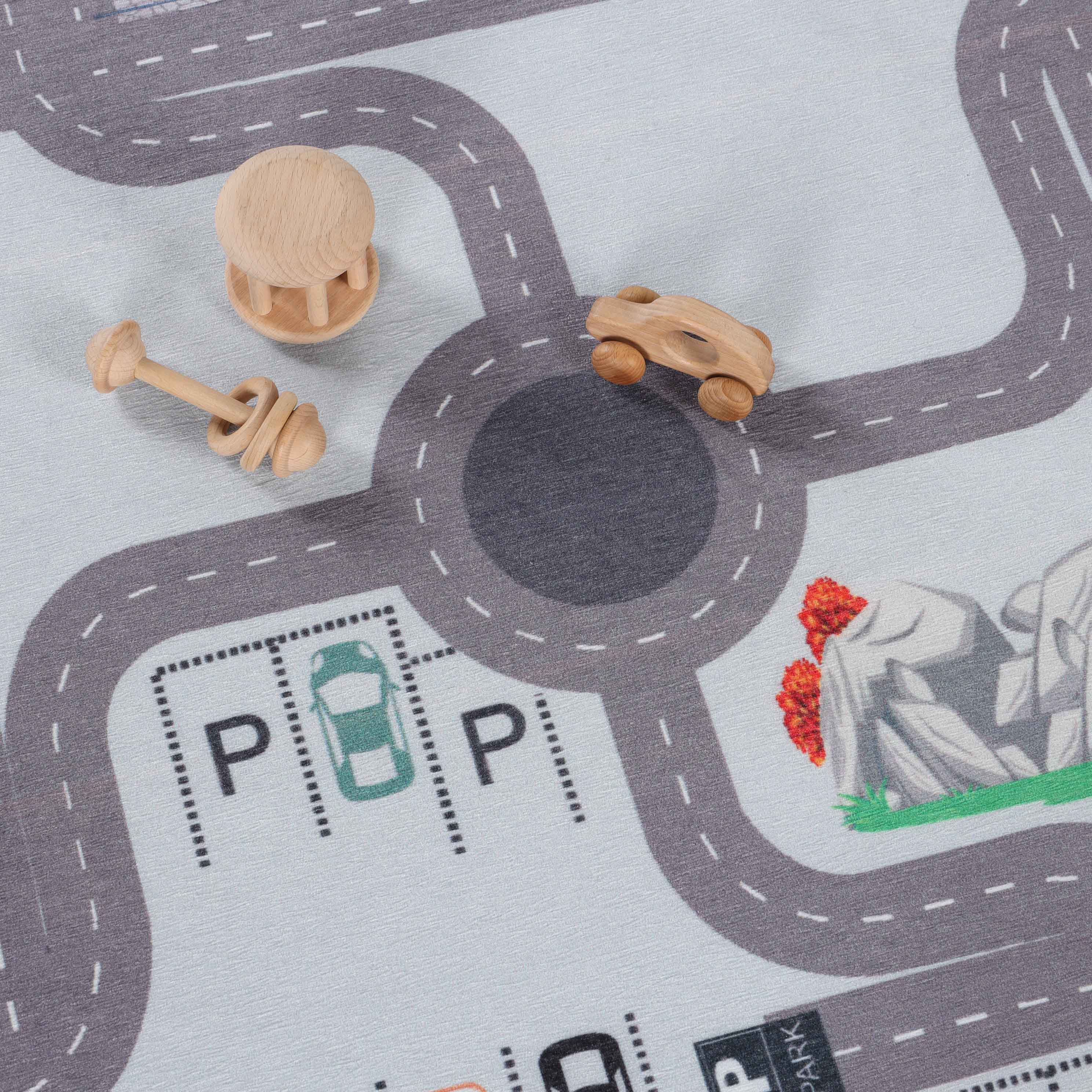 Non-Slip Kids Playroom Rug - Washable Nursery Carpet for Indoor Use | Safe Play Area Mat for Toddlers & Children | Perfect for Daycare, Bedroom, and Playroom Flooring