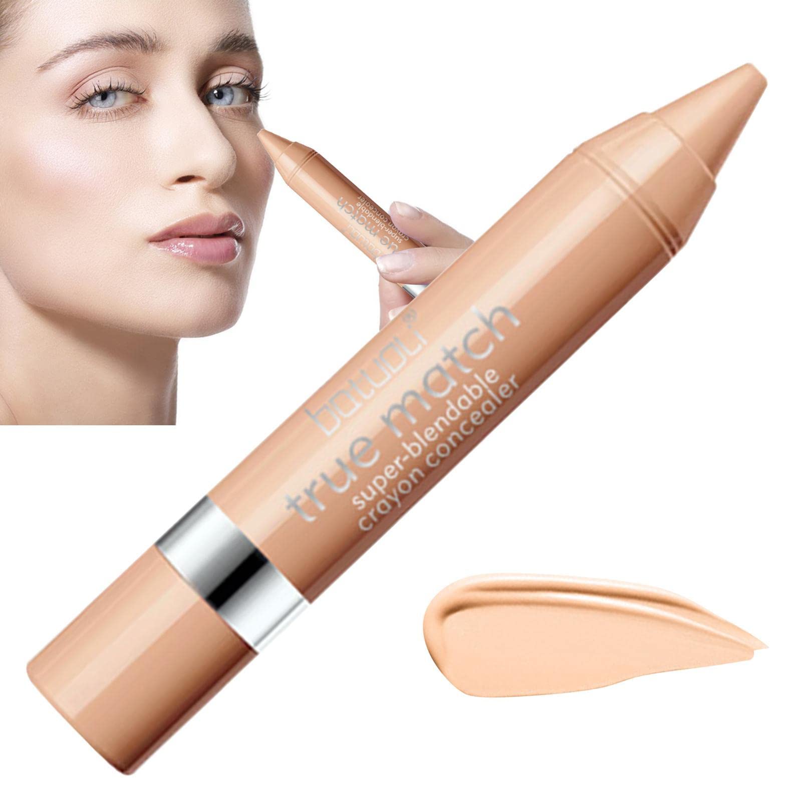 Best Eye Concealer for Dark Circles - Anti-Aging Eraser & Blemish Cover - Ultra Blendable, Moisturizing Formula - Perfect for Daily Makeup & Highlighting (Natural Look)
