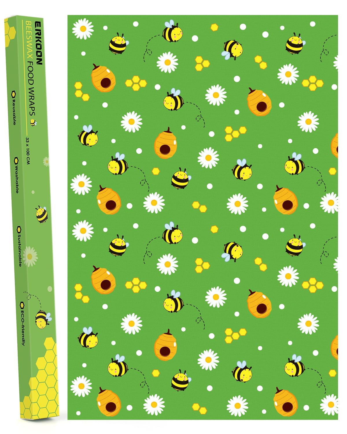 Organic Beeswax Food Wraps 1 Meter Roll (13