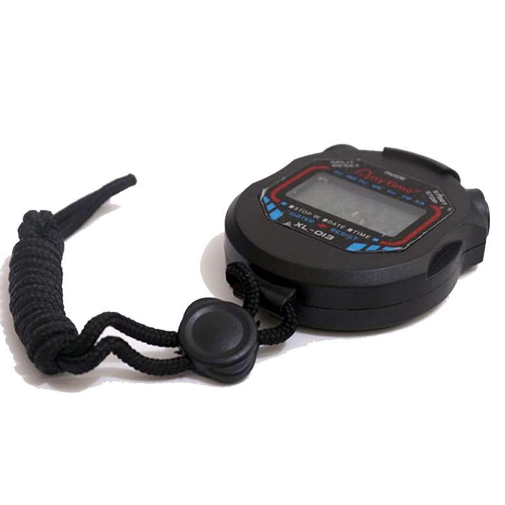 Professional Digital Sports Stopwatch with Large LCD Display - Waterproof Running Timer for Soccer, Basketball, Swimming & Track - Durable Training Equipment for Coaches & Athletes (Perfect for Outdoor Sports, Gym Workouts & Fitness Training)