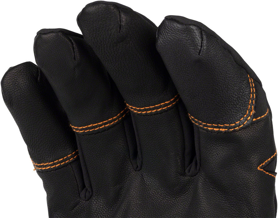 45NRTH 2024 Sturmfist 5 Winter Gloves - Black Full Finger Cold Weather Cycling Gloves for Men & Women, Windproof & Waterproof, Size 2XL - Perfect for Snow Biking, Motorcycling & Outdoor Winter Sports