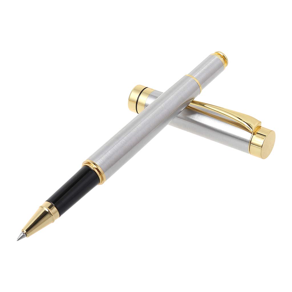 Premium Hibye Luxury Metal Ballpoint Pen - Smooth Black Ink Gel Pen for Signatures, Office & Business Gifts (Elegant Writing Instrument for Professionals, Corporate Events & Executive Gifts)
