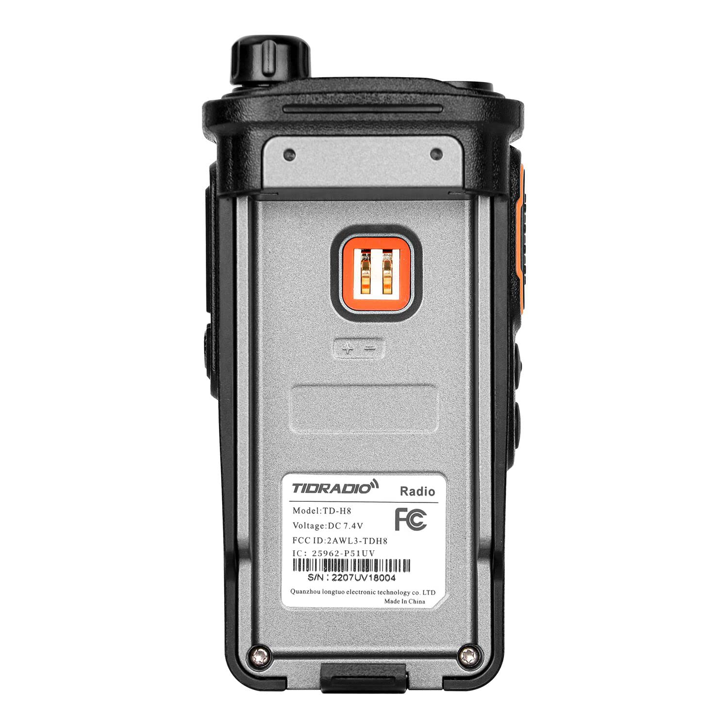 TIDRADIO TD-H8 (2nd Gen) 10W High Power Dual Band Ham Radio - Long Range Two-Way Walkie Talkie with 2 Batteries, Speaker Mic & USB-C Charger - Ideal for Outdoor Adventures, Emergency Communication and Group Activities