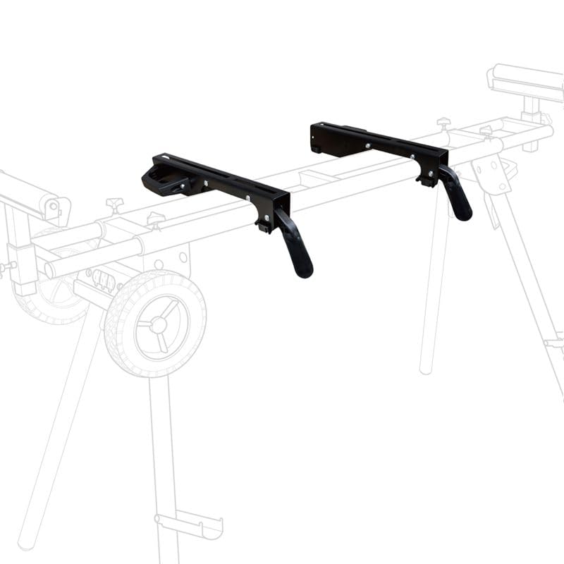 POWERTEC MT4000MBA Miter Saw Brackets (2-Pack) - Fits Ryobi, Craftsman for DIY Projects