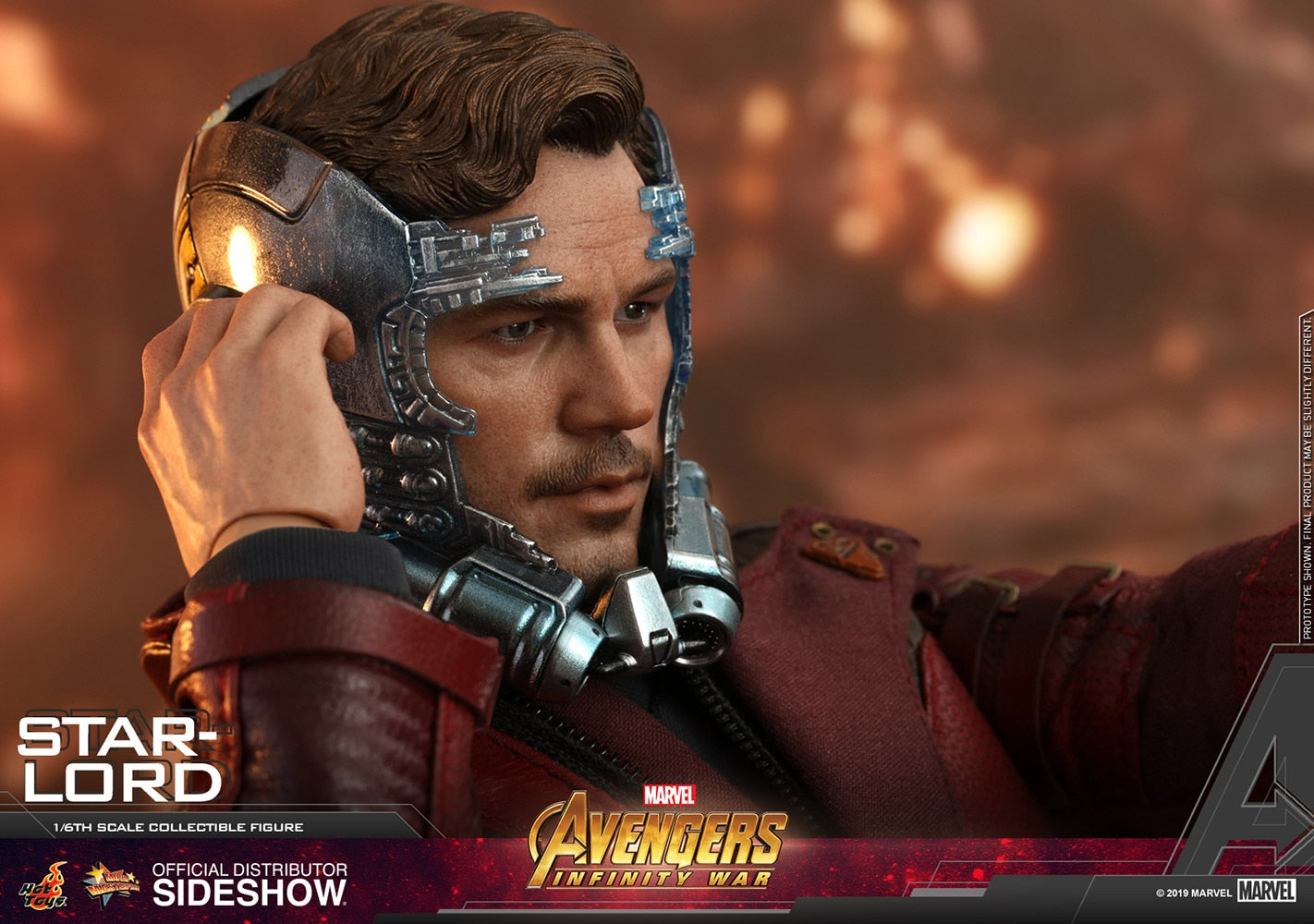 Hot Toys Marvel Avengers Infinity War Star-Lord 1/6 Scale Collectible Action Figure - Perfect for Display, Gifts & Marvel Fan Collections