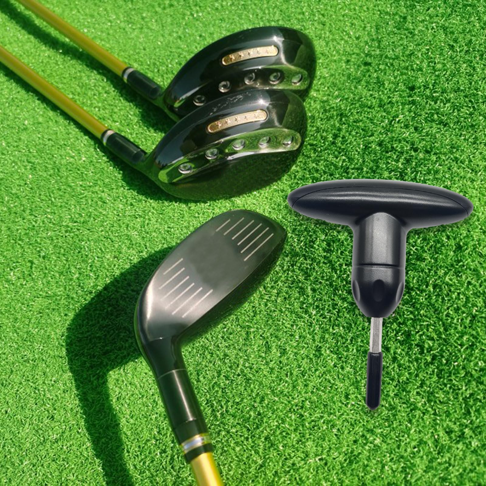 Flylin Golf Driver Wrench - Lightweight Replacement & Adjustment Tool for Golf Club Drivers | Torque Wrench (Black) | Perfect for Club Maintenance & On-Course Adjustments