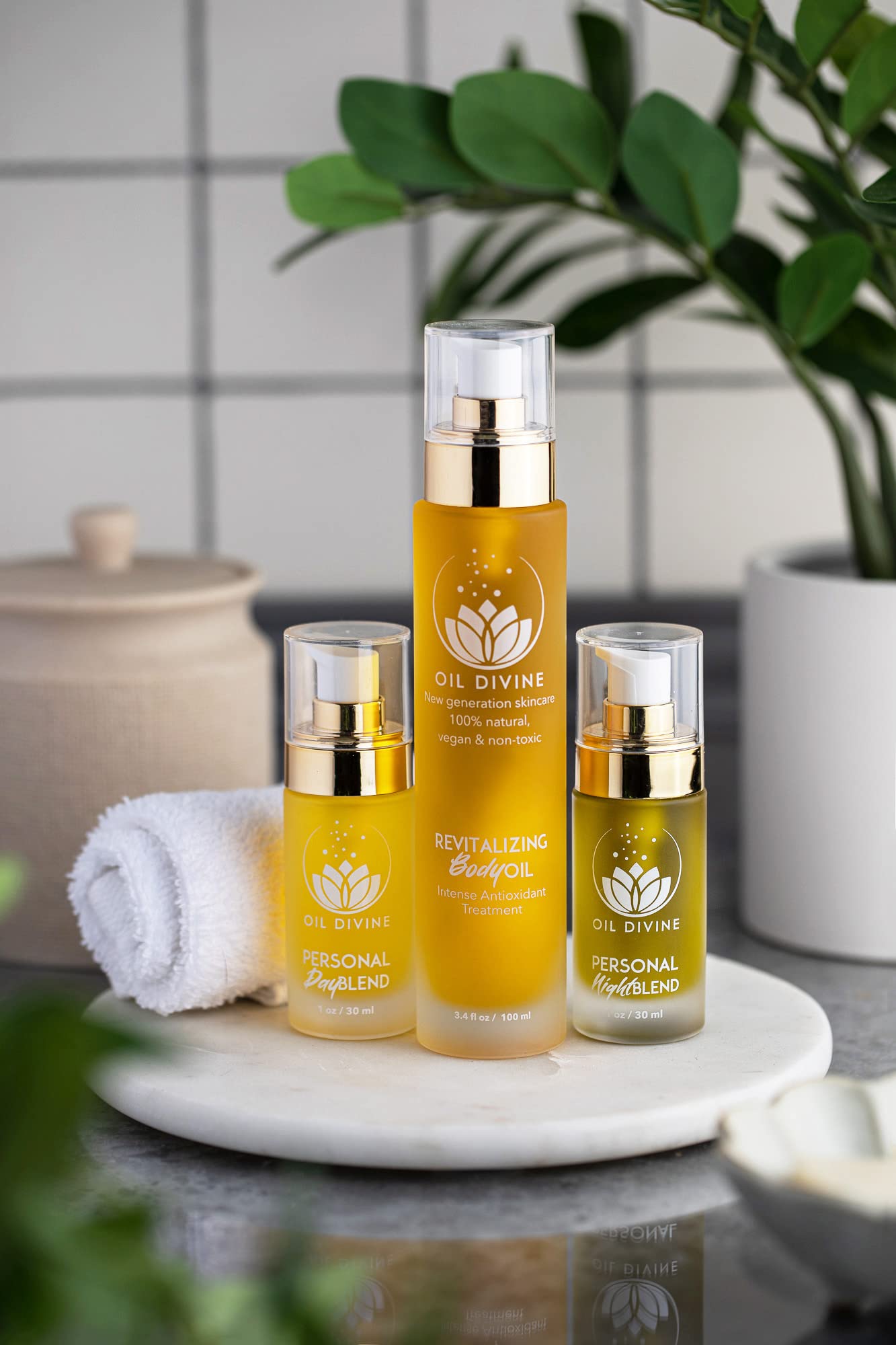 Revitalizing Body Oil with Jasmine & Neroli - 3.4 Fl Oz Antioxidant Treatment for Dry Skin | Perfect for Massage, After Shower & Nighttime Moisturizing