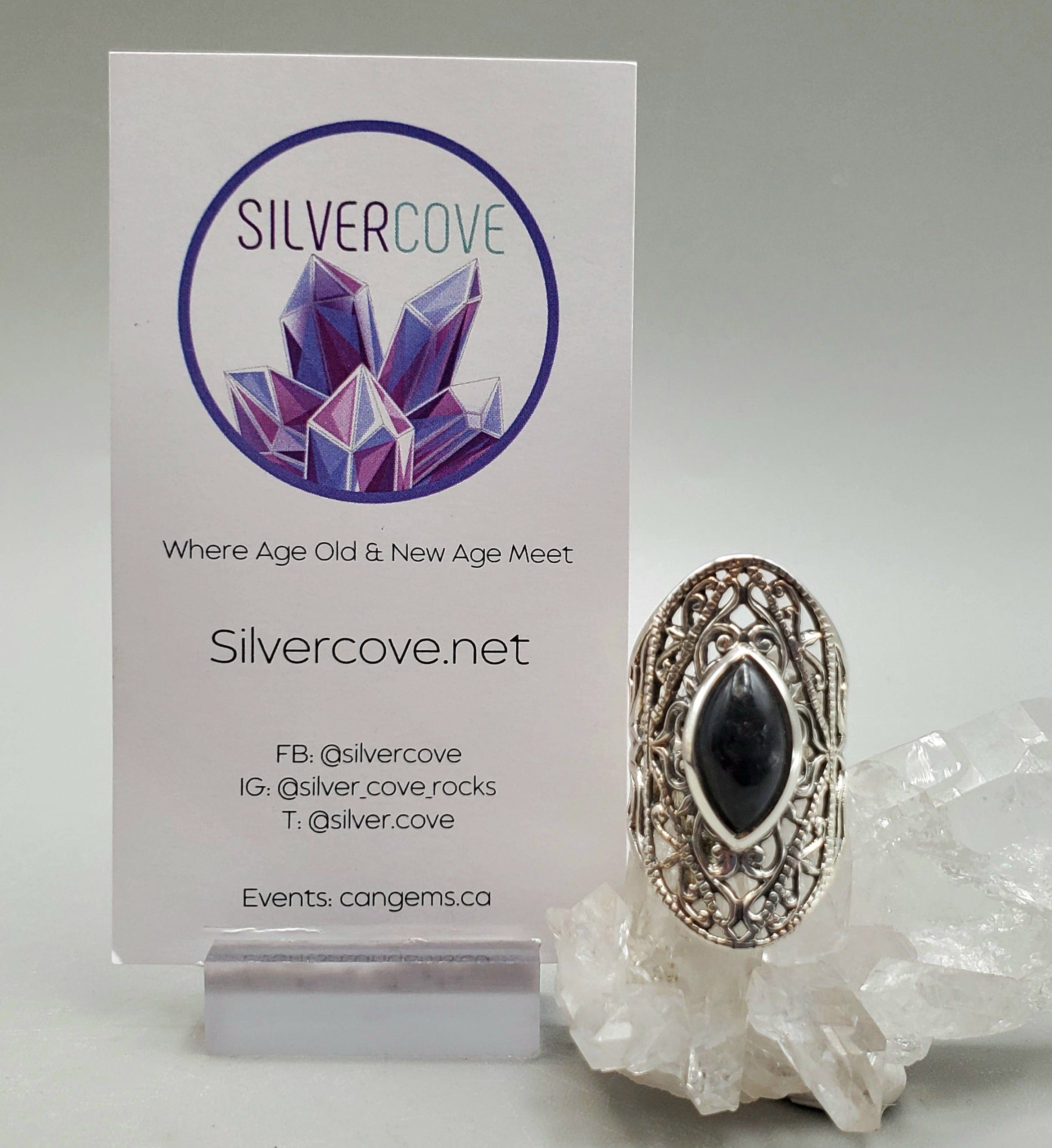 Exquisite Canadian Sapphire Ring in .925 Sterling Silver - Size 6.75 - Perfect for Engagement, Anniversary & Special Occasions