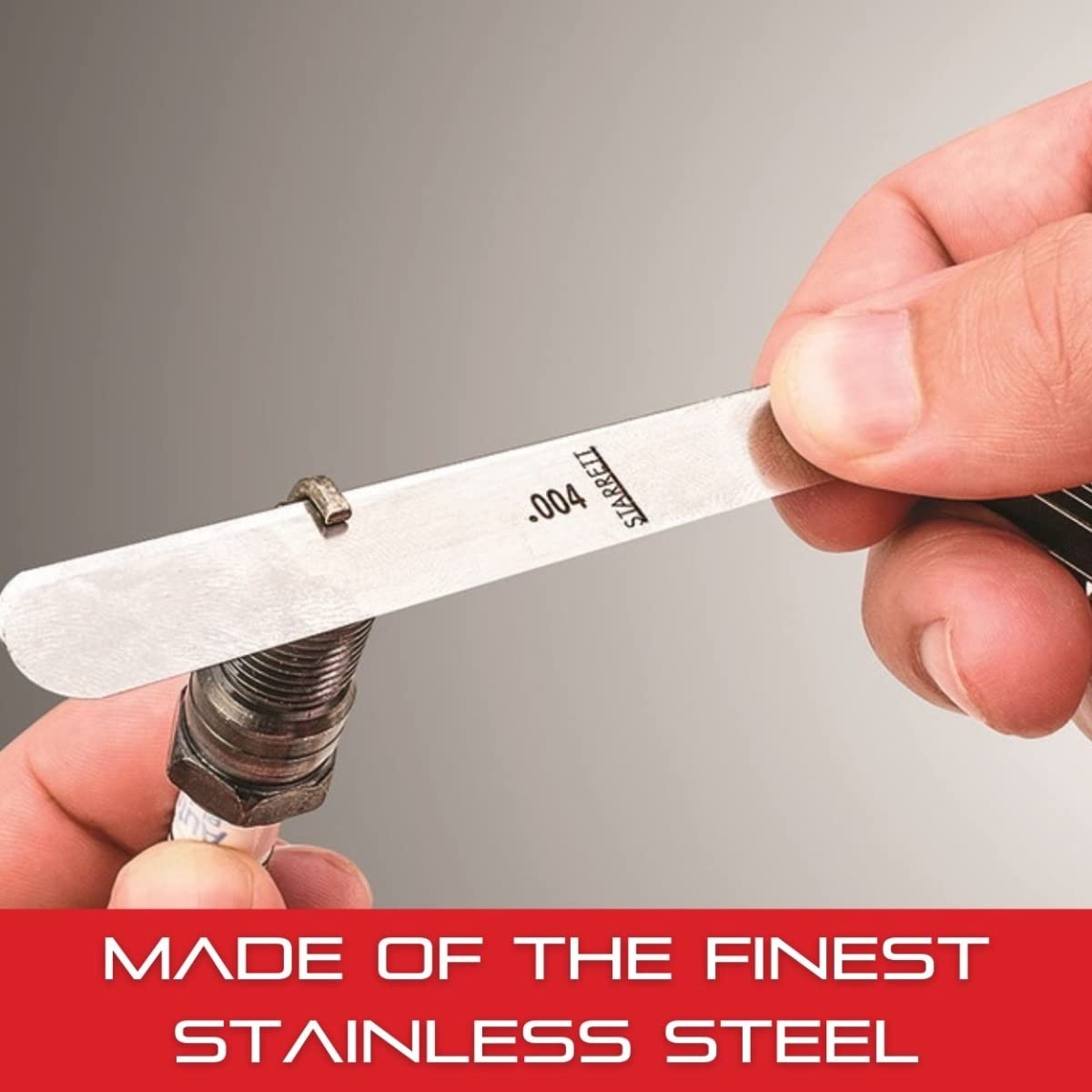 Starrett 32-Leaf Stainless Steel Feeler Gauge Set - 12