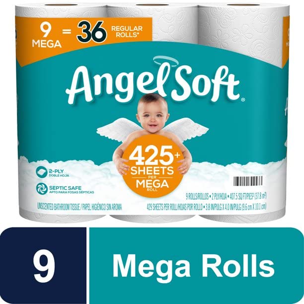 2 Packs of MARL CR-Soft Toilet Paper - 18 Mega Rolls (Equivalent to 72 Regular Rolls) | Ultra Soft & Strong Bath Tissue | Perfect for Home, Office & RV Use