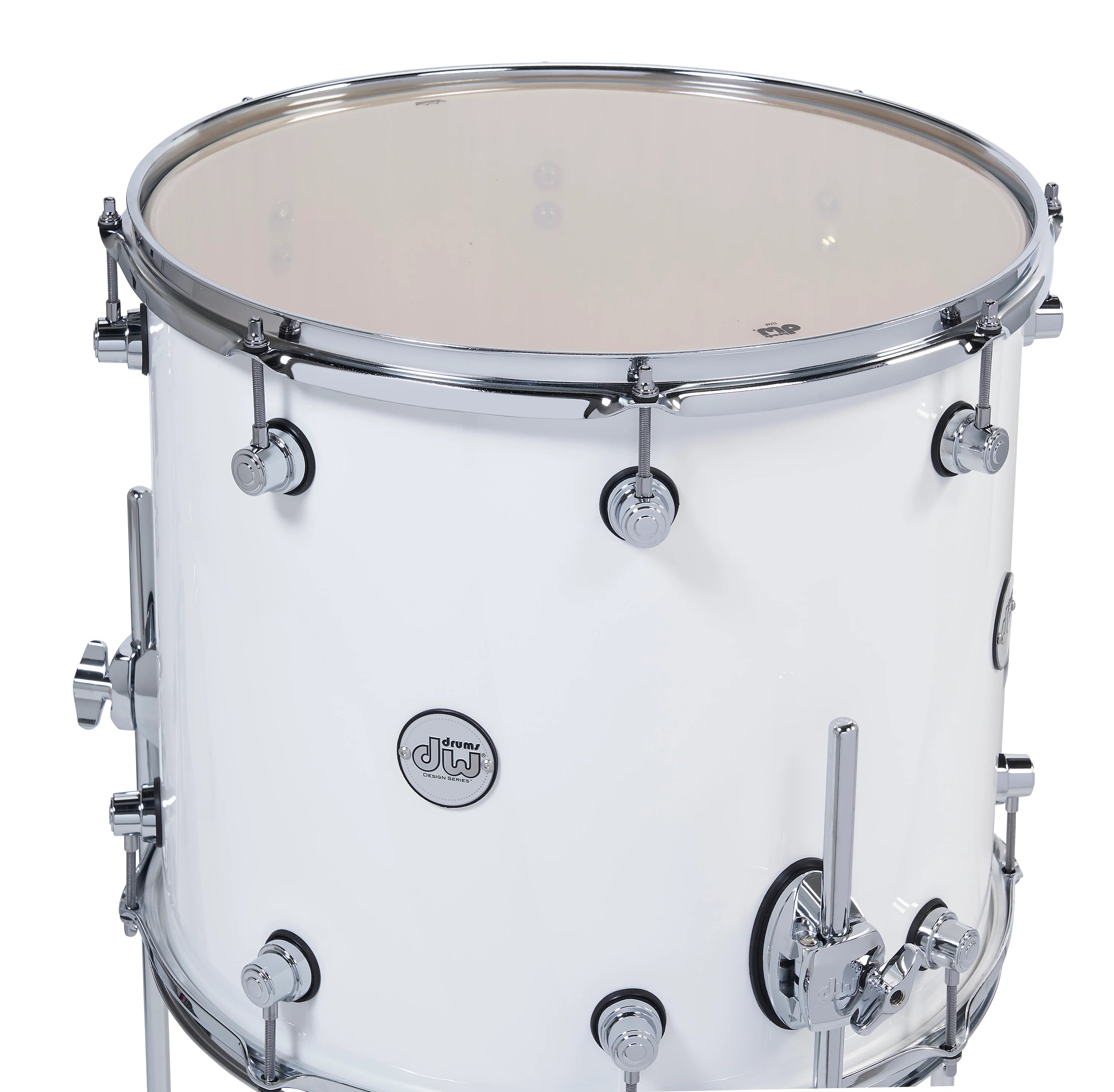 DW Design Series 4-Piece Drum Shell Pack in Gloss White - Perfect for Live Performances, Studio Recording & Professional Drummers