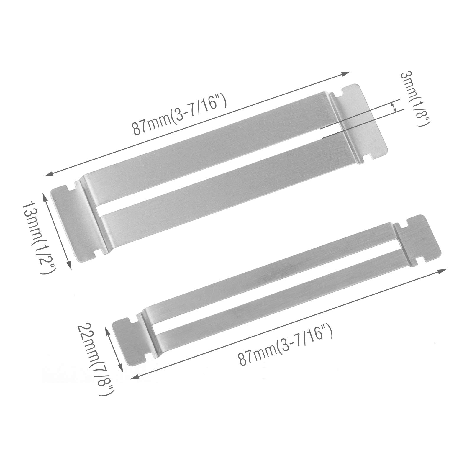 3 Sets Jwodo Stainless Steel Guitar Fret Protectors - Bass Guitar Fretboard Guards for Dressing & Polishing Frets | Durable Fret Protector Tool for Guitar Maintenance & Repair | Perfect for Professional Luthiers & DIY Guitar Care