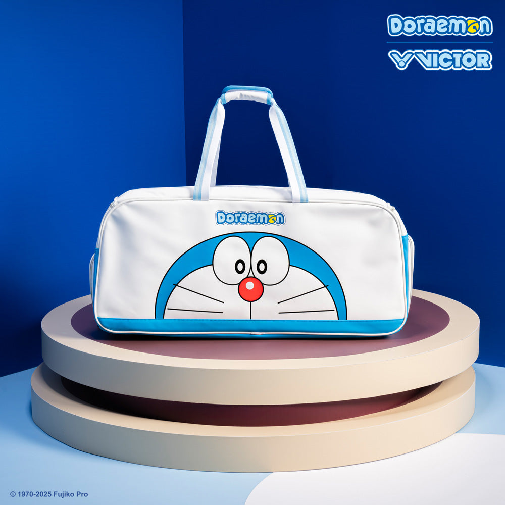 Victor X Doraemon BR5635DRM Rectangular Shoulder Bag - Stylish White & Hawaiian Blue Crossbody Purse for Women | Perfect for Work, Travel & Daily Use