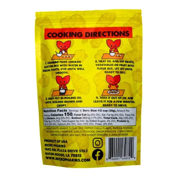 Authentic Asian Chicken Cajun Fry Mix - Spicy Seasoning Blend for Fried Chicken, Wings & More | Perfect for Home Cooking, Restaurants & Meal Prep