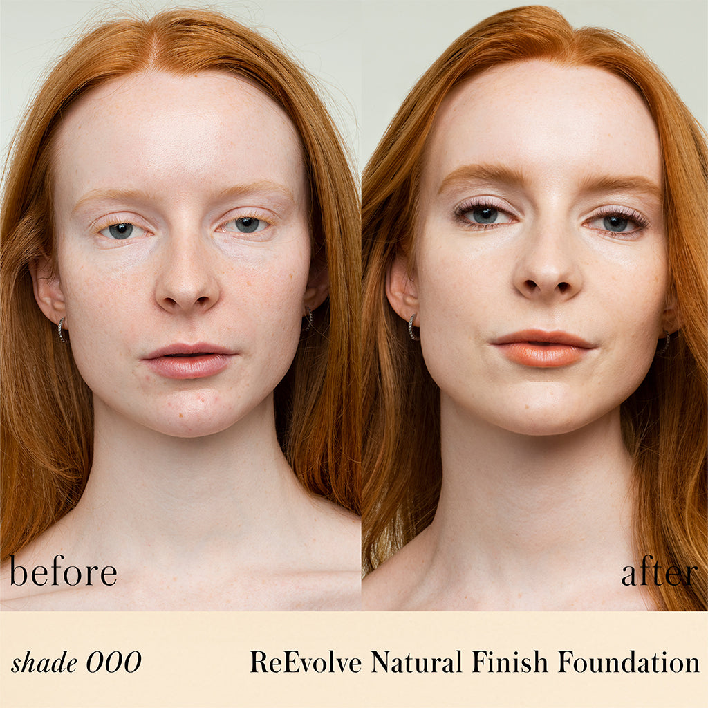 ReEvolve Natural Finish Liquid Foundation - Lightweight, Buildable Coverage for Flawless Skin | Perfect for Everyday Wear & Special Occasions