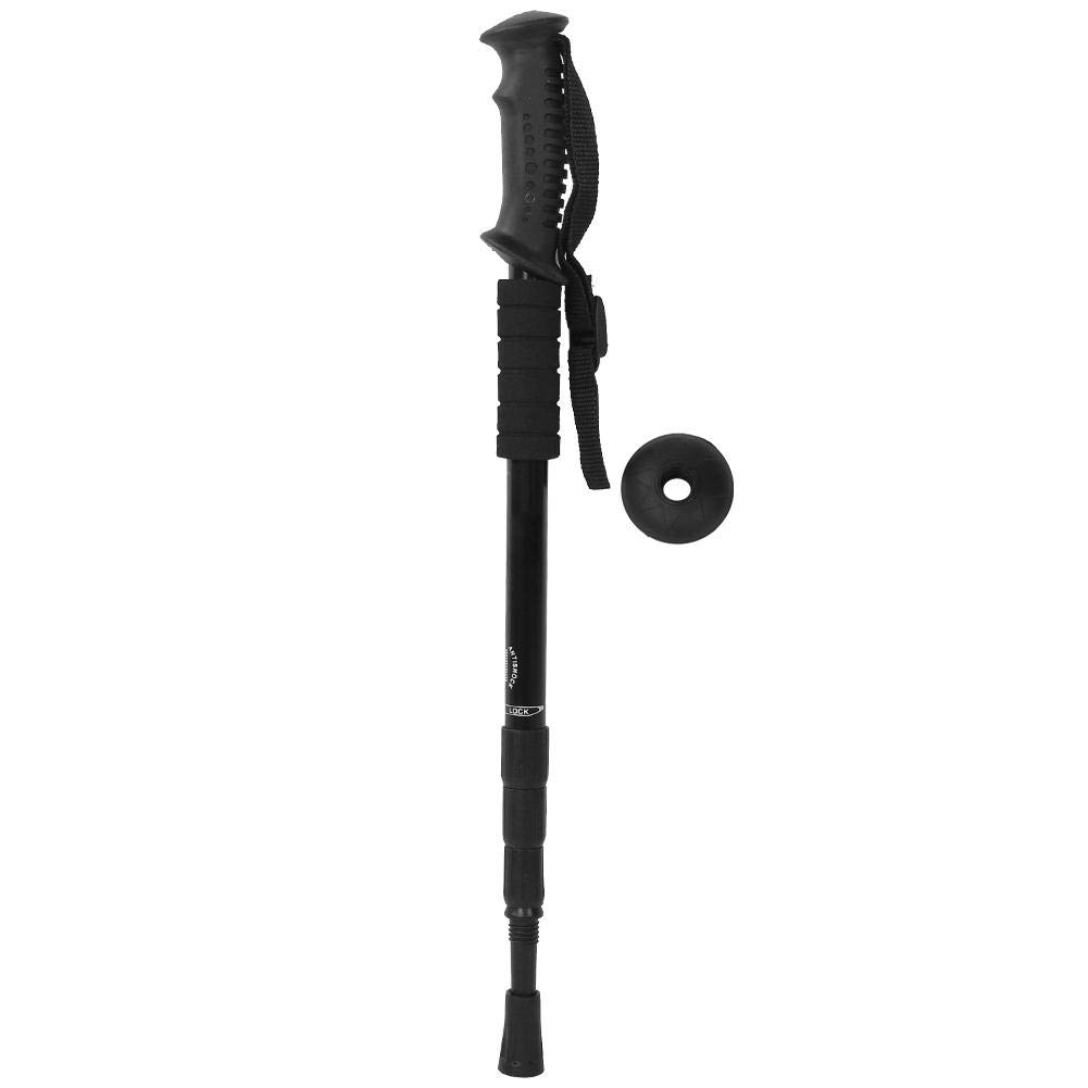 Alomejor 4-Section Adjustable Trekking Pole - Lightweight Hiking Stick for Walking, Mountaineering & Outdoor Travel - Perfect for Hiking, Camping & Backpacking Adventures