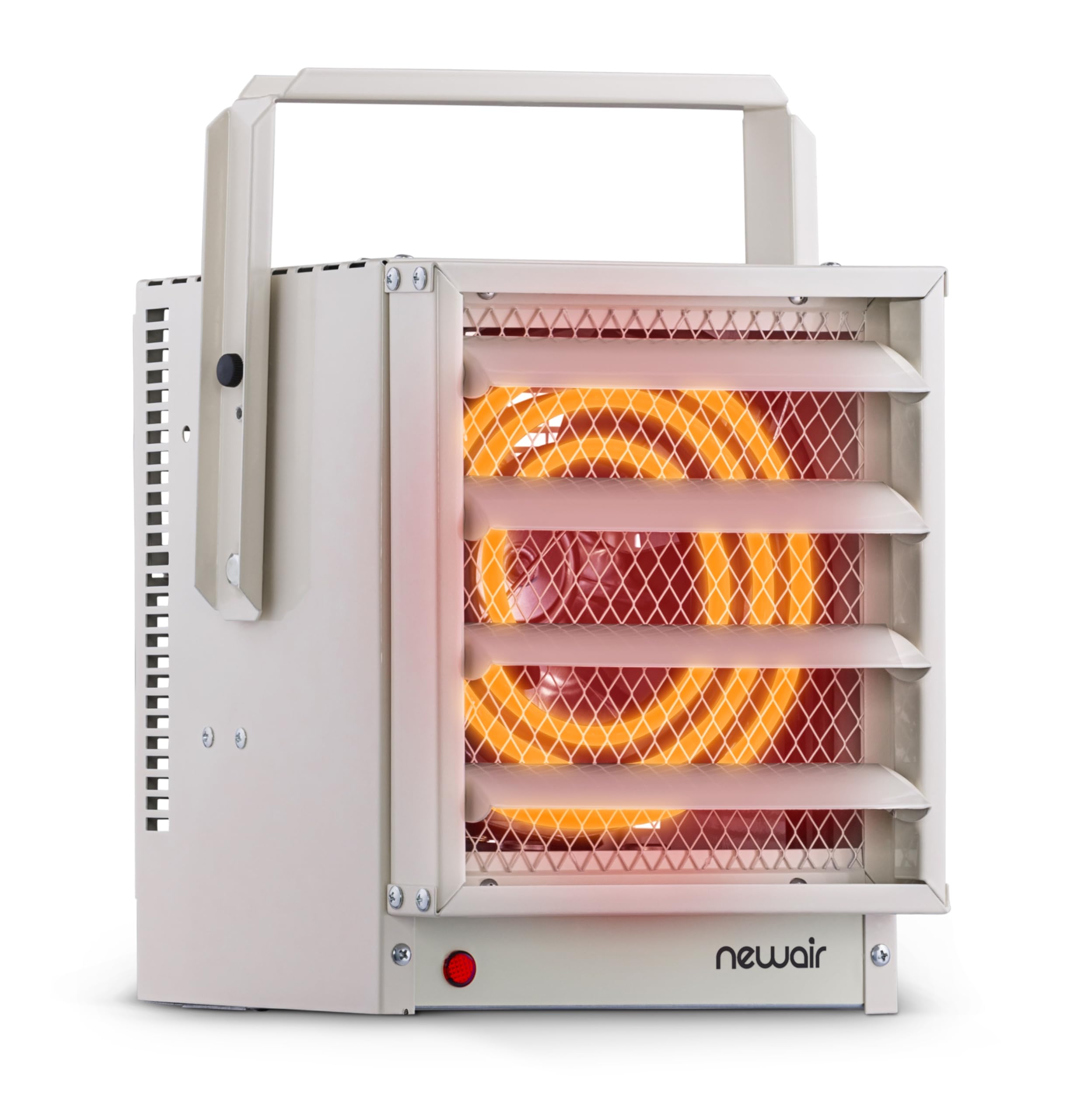 Newair 1500W Electric Garage Heater with Adjustable Ceiling/Wall Mount & Tilt Head - Covers Up to 500 Sq.Ft - Perfect for Garages, Workshops, Warehouses & Job Sites - Fast Heating Solution for Cold Weather & Workspaces