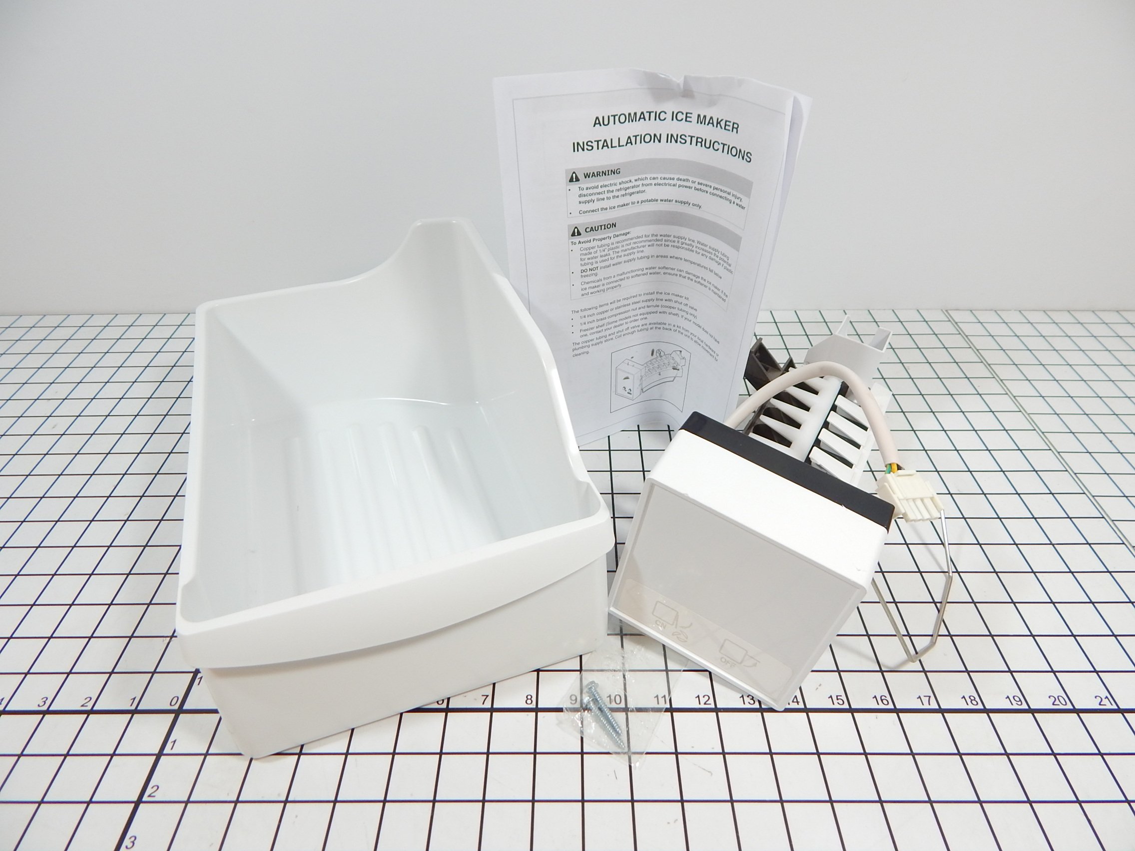 Frigidaire IMQCT Ice Maker Replacement for Top Mount Refrigerators - Compatible with Model 330487 | Perfect for Kitchen, Home & Office Refrigerator Maintenance