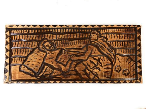 Tikimaster Ke'Eaumoku 30x12 Inch Wood Panel - King Kamehameha Polynesian Wall Art Decor for Home & Office | Hawaiian Cultural Display | #dpt5046