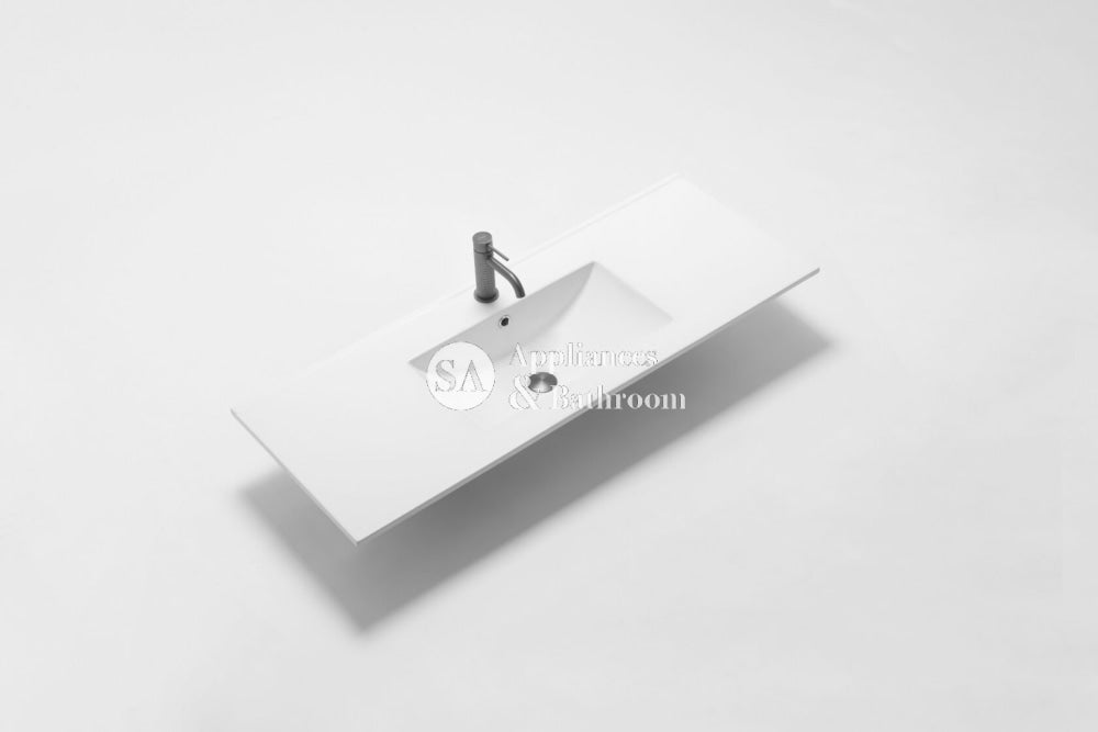 Aulic 600mm Modern Wall Mounted Bathroom Vanity with Sink - CAWH51 600 | Space-Saving Design for Small Bathrooms & Powder Rooms