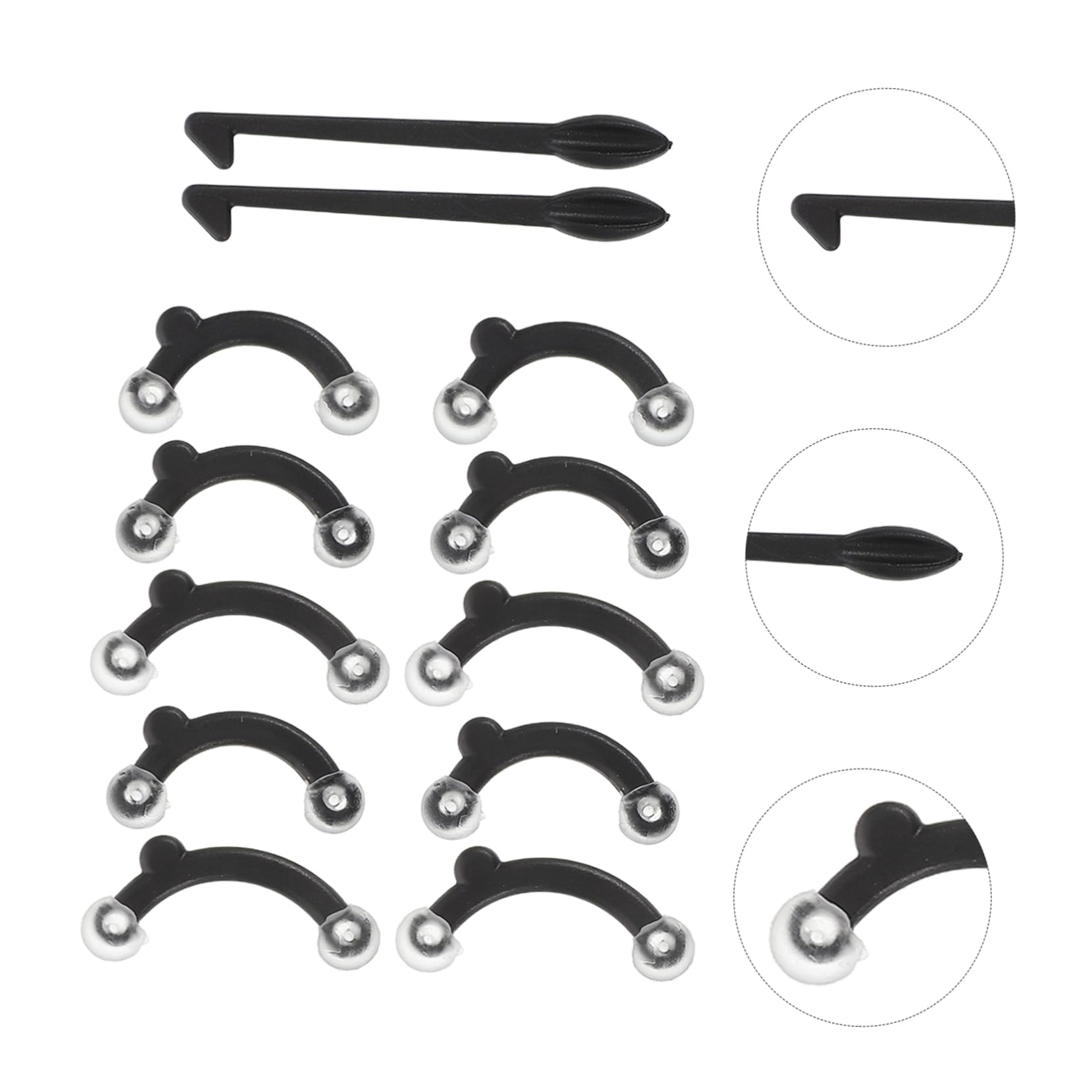 NOLITOY Invisible Nose Shaper Inserts - Nose Bridge Straightener & Lifter for Men and Women - 3D Nose Corrector Tool for Beauty Enhancement - Perfect for Daily Use, Special Occasions, and Makeup Application