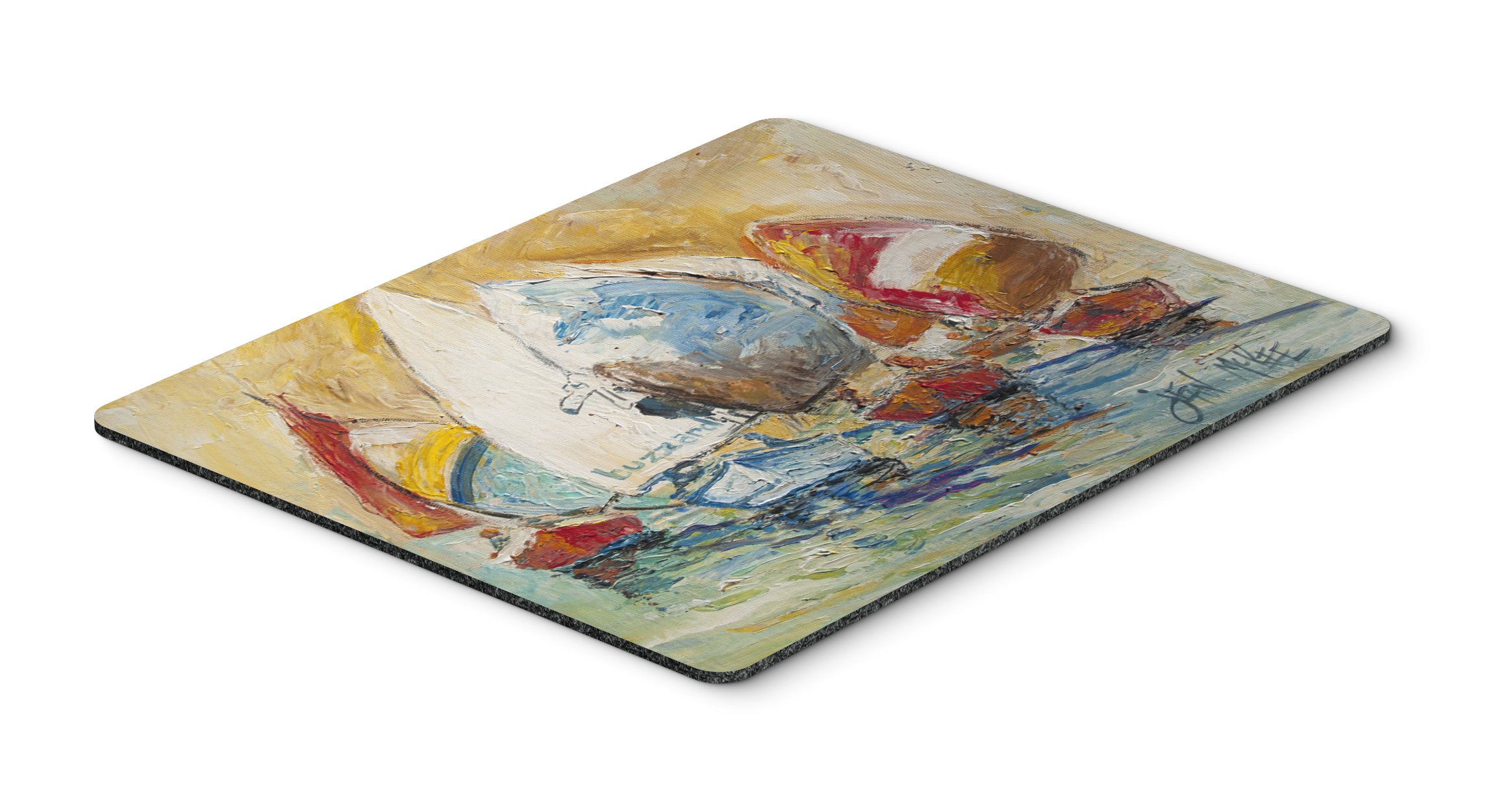 Buzzards Sailboat Race Mouse Pad - Large Washable Non-Slip Desk Mat for Computer, Laptop, Gaming & Office Use - Perfect Home Office Accessory for Work & Gaming Setup