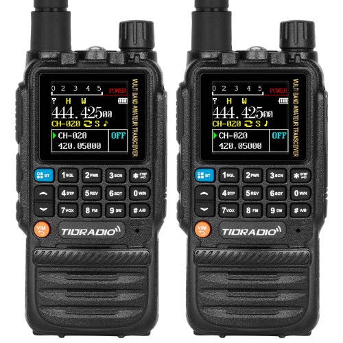 TD H3 Ham GMRS Radio 2 Pack - Long Range Two-Way Radios for Outdoor Adventures, Hiking, Camping & Emergency Communication