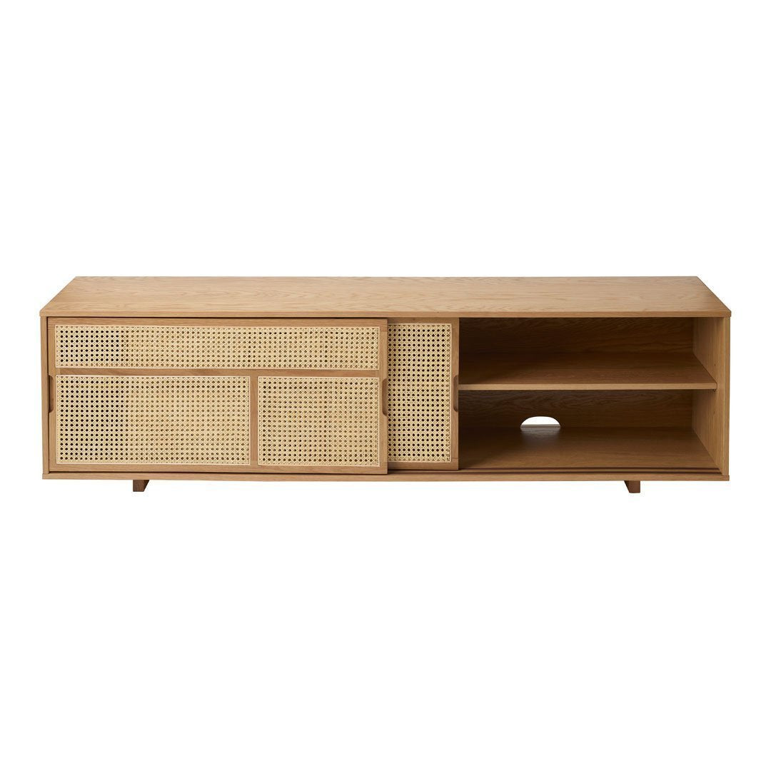 Modern Air Sideboard with Storage - Low Profile Design for Small Spaces | Perfect for Living Room, Bedroom, or Entryway Organization