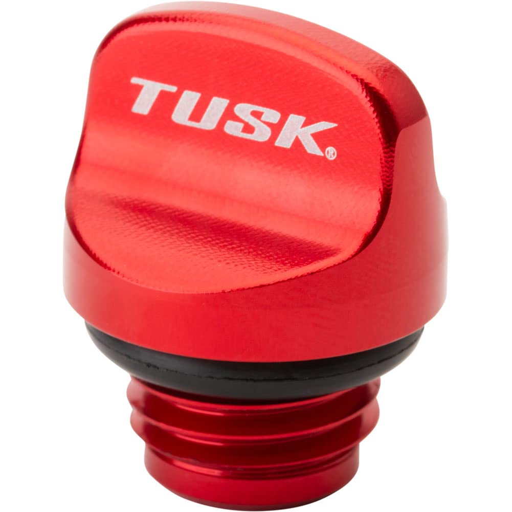 Red Tusk Oil Filler Plug for Honda CRF250R (2018-2025) & CRF450R (2021-2025) - Durable Motorcycle Engine Oil Cap Replacement - Perfect for Off-Road Riding and Maintenance