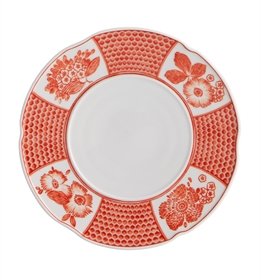 Vista Alegre Oscar De La Renta Coralina Bread & Butter Plate Set - Elegant Porcelain Dinnerware for Wedding, Bridal Shower & Special Occasions - Perfect for Breakfast, Tea Parties & Formal Dining