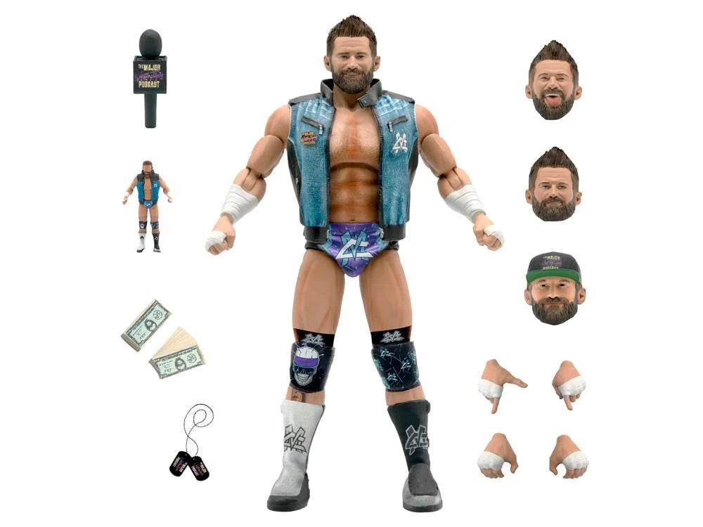 Major Wrestling Figure Podcast ULTIMATES! Matt Cardona Action Figure - Collectible Wrestling Memorabilia for Fans & Enthusiasts - Perfect for Display, Gifts, and Wrestling-Themed Events