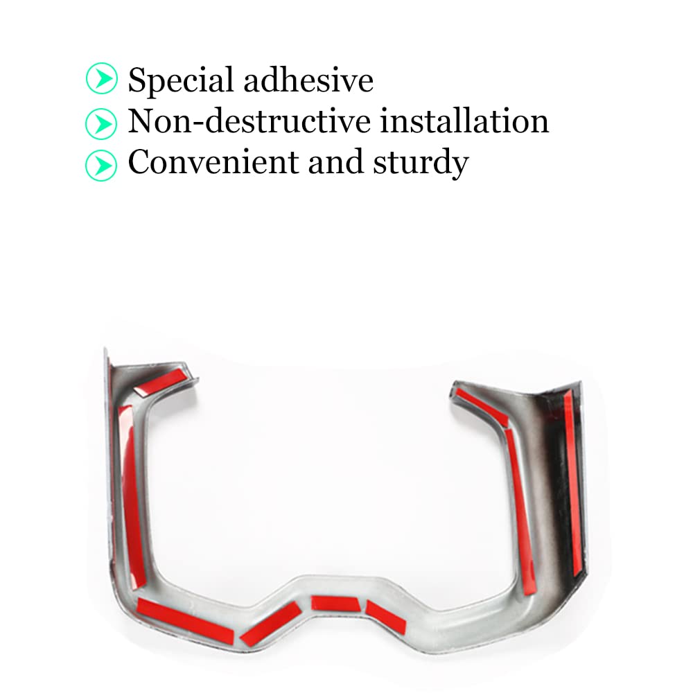 ABS Carbon Fiber Cup Holder Trim Panel Cover for Toyota RAV4 2019-2022 - Interior Accessories Upgrade (1PC) - Perfect for Car Enthusiasts & Customization Lovers