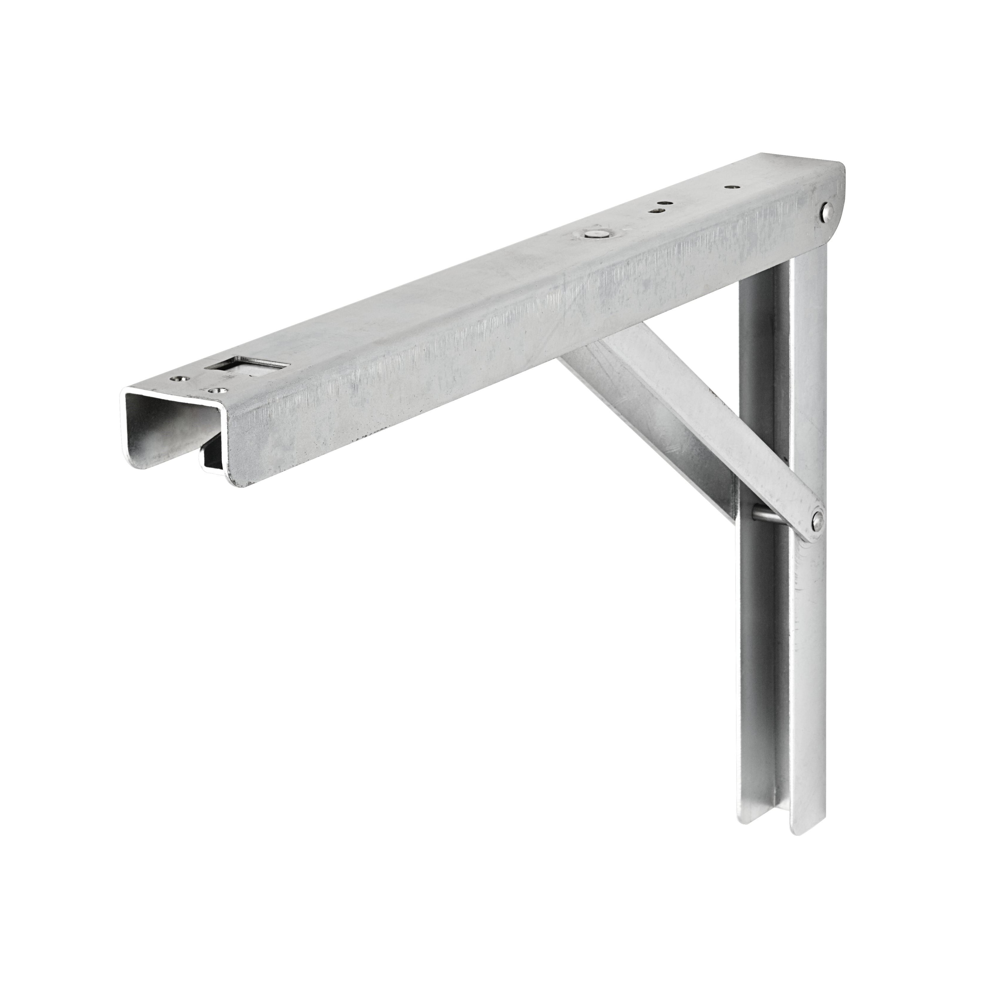 Heavy Duty FOLD Shelf Bracket - Sturdy Metal Wall Mount Brackets for Floating Shelves - Perfect for Home Organization, Kitchen Storage & DIY Projects
