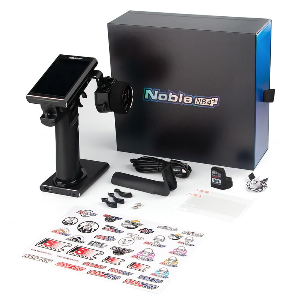 Flysky Noble NB4+ 2.4GHz 8CH Radio Transmitter with FGr4S V2 Receiver - 3.5