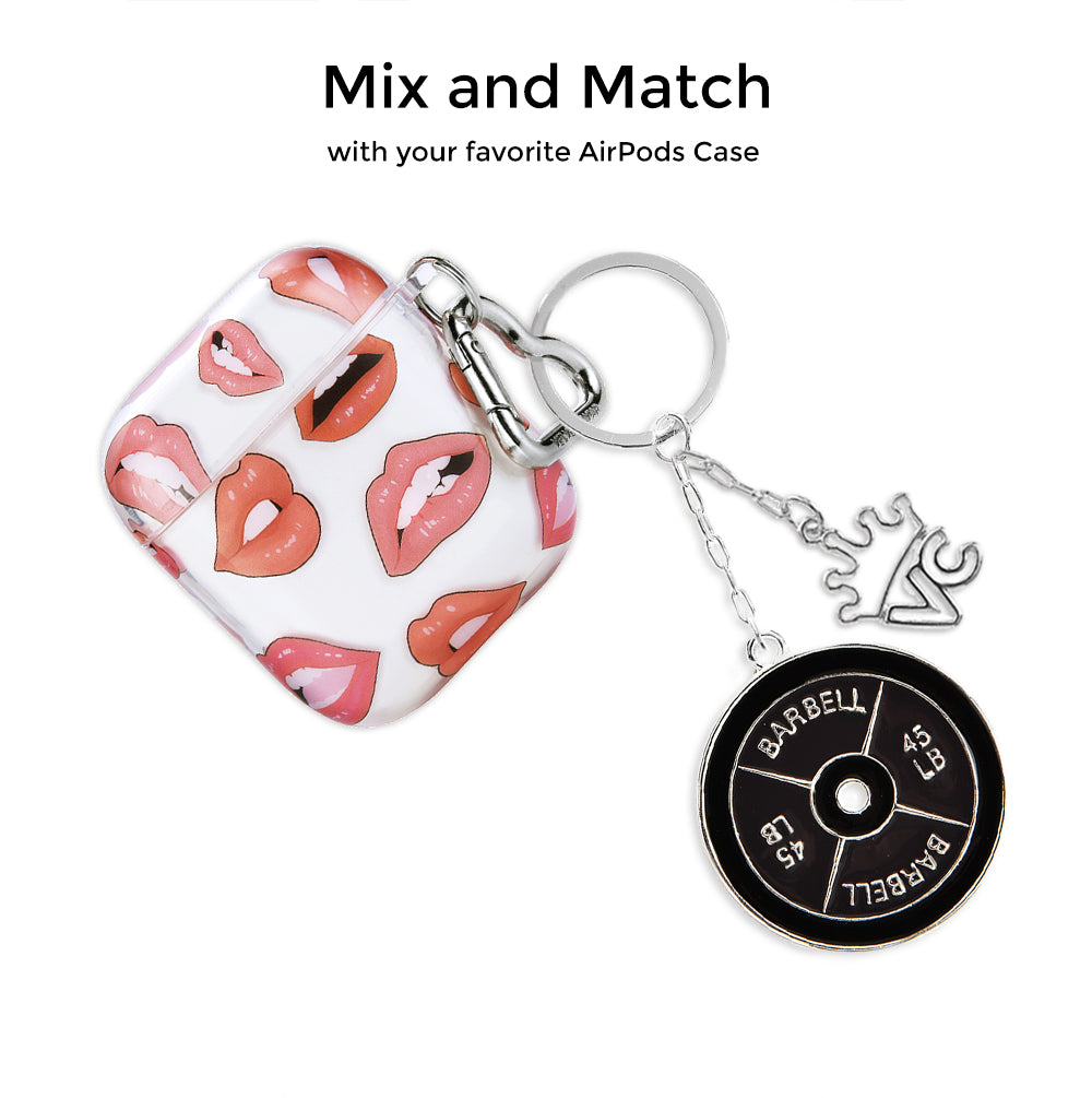 Barbell Keychain - Gym Keychain for Weightlifters & Fitness Enthusiasts - Perfect for Gym Bags, Workout Gear & Fitness Gifts
