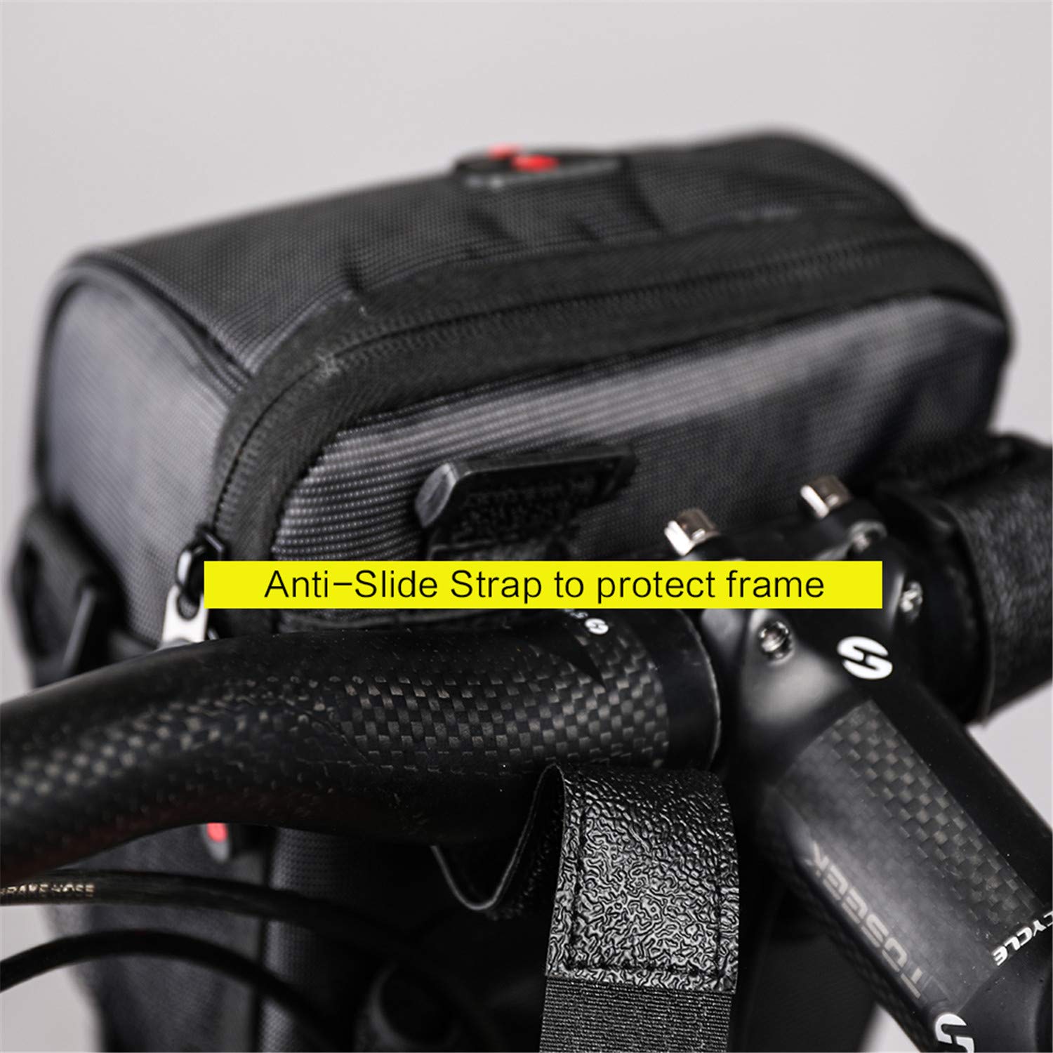 Rhinowalk Bike Handlebar Bag - Waterproof Front Frame Basket Bag for Road & Mountain Bikes | Professional Cycling Accessories for Commuting, Touring & Outdoor Adventures