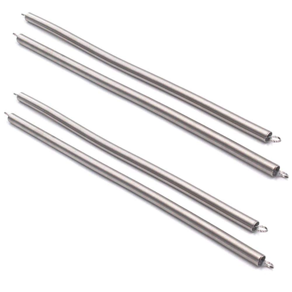 4Pcs Zinc Plated Steel Extension Spring 12 inch - Heavy Duty Screen Door Replacement Springs for Home, Garage & Shed - Durable Rust-Resistant Hardware for DIY Repairs & Household Applications