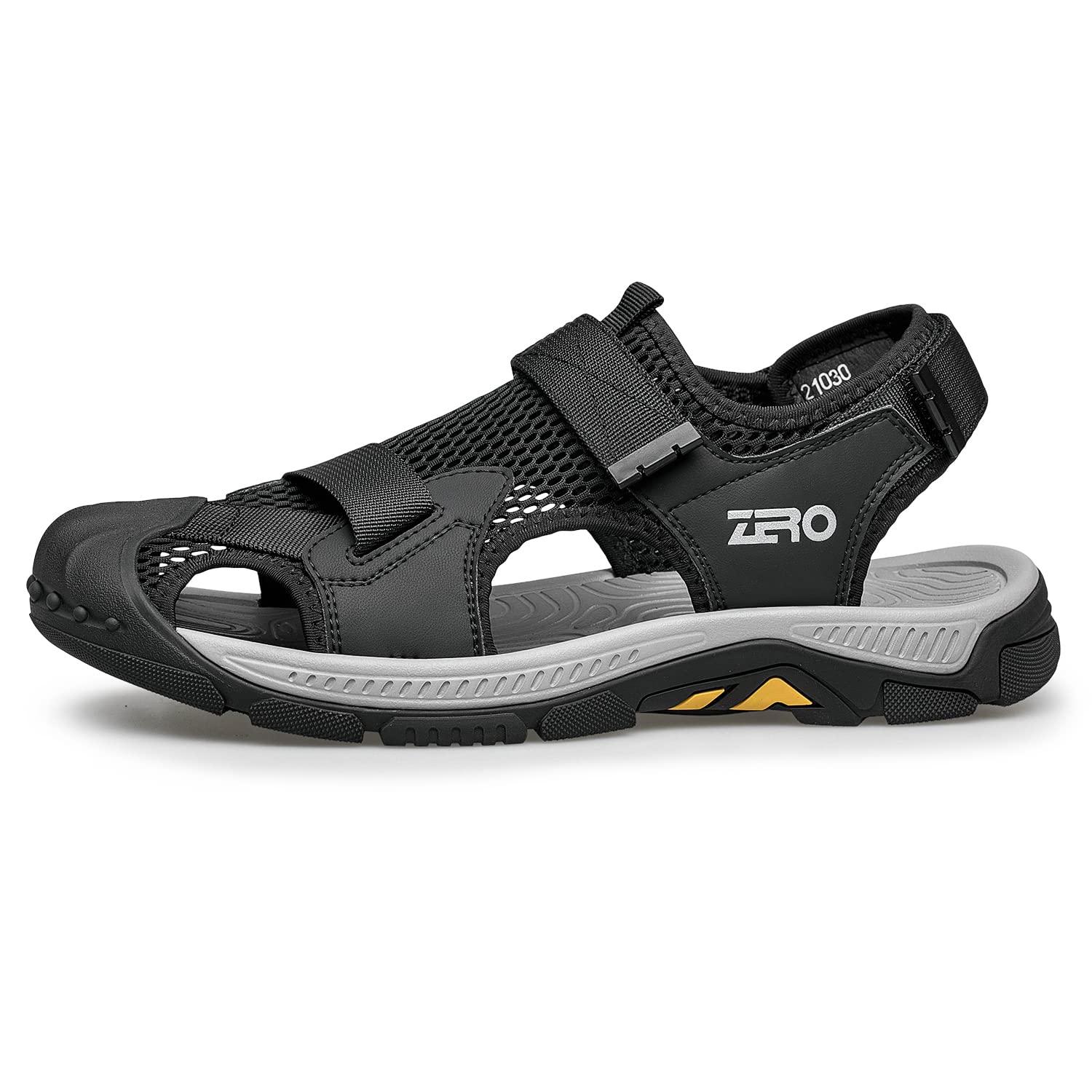 ZRO Men's Steel Toe Outdoor Sandals - Durable & Comfortable Work Shoes for Hiking, Construction & Heavy Duty Use