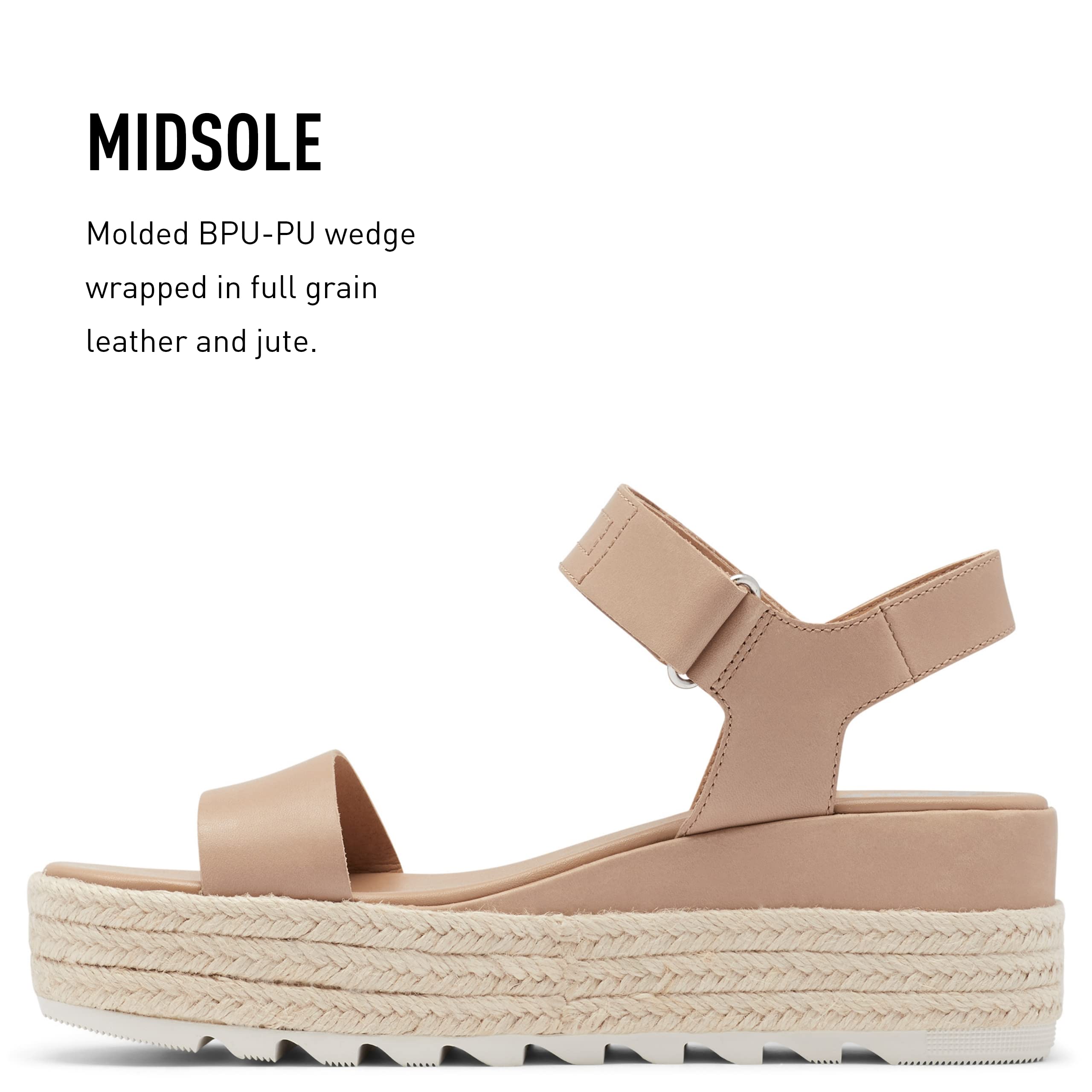 Sorel Women's Cameron Flatform Sandals - Comfortable Summer Sandals for Women with Arch Support | Perfect for Beach, Vacation & Casual Outings