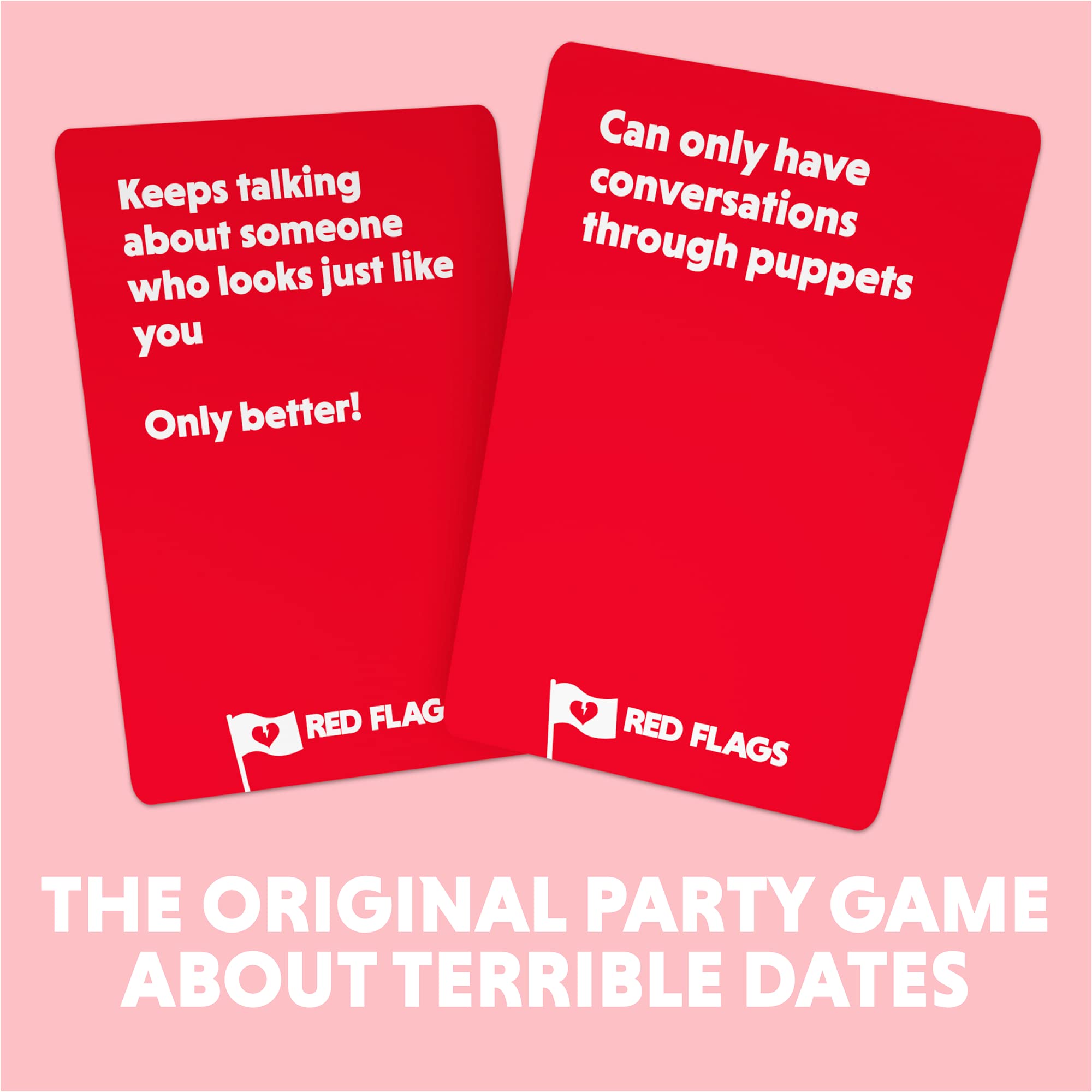 Red Flags: The Ultimate Funny Card Game for Adults | Hilarious Party Game for 3-10 Players | Perfect for Game Nights & Social Gatherings | by Jack Dire, Creator of Superfight