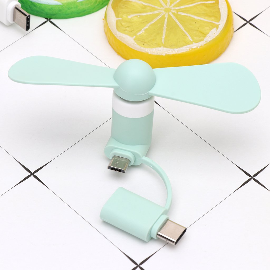 Portable USB Desk Fan with Removable Base - Low Power Consumption for Power Bank, PC, Laptop - Perfect for Office, Home & Travel Use