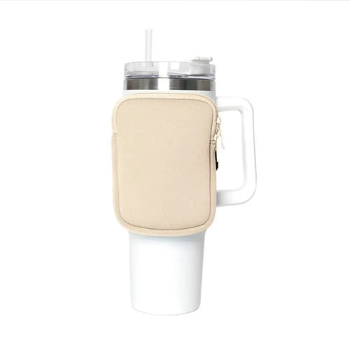 Neoprene Water Bottle Holder for Stanley Quencher 40oz & 20oz - Insulated Sleeve for Adventure, Hiking, Gym & Outdoor Activities