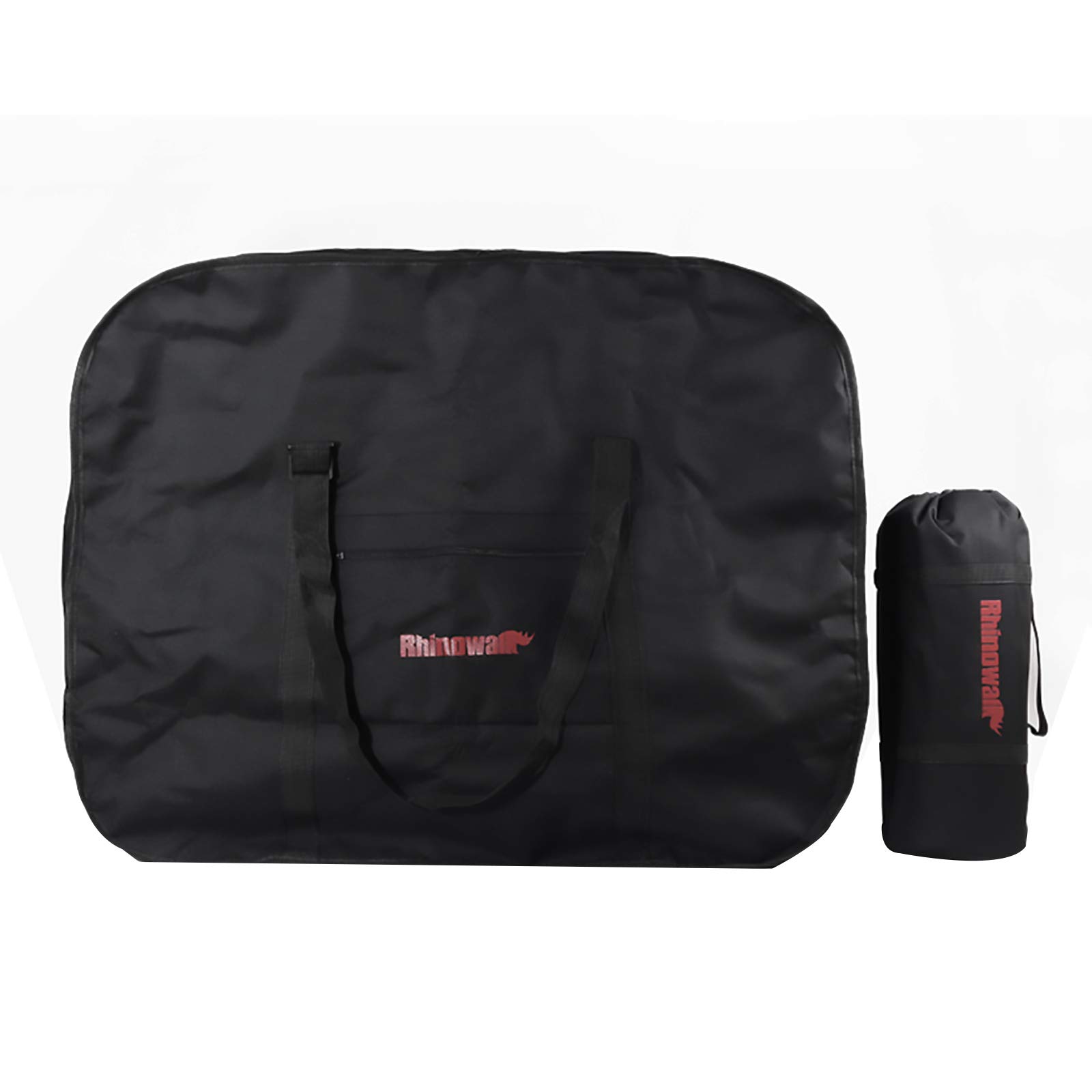LVNRIDS Waterproof Folding Bike Bag - Portable Travel Carry Case with Storage Pouch for Bicycle Transport & Commuting | Perfect for Cycling Trips, Air Travel & Urban Commuting