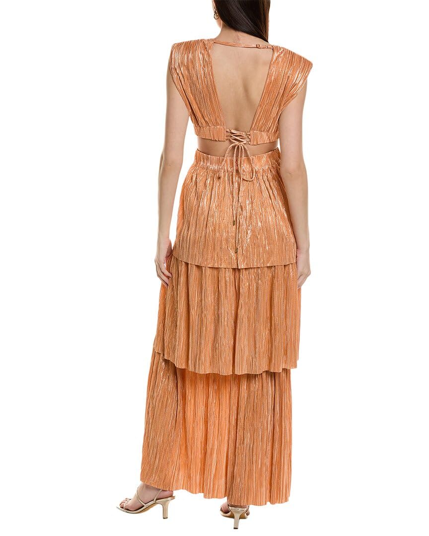Athena Women's Maxi Dress - Flowy Long Summer Dress with Pockets, Boho Chic Beach Dress for Vacation, Party, and Casual Wear