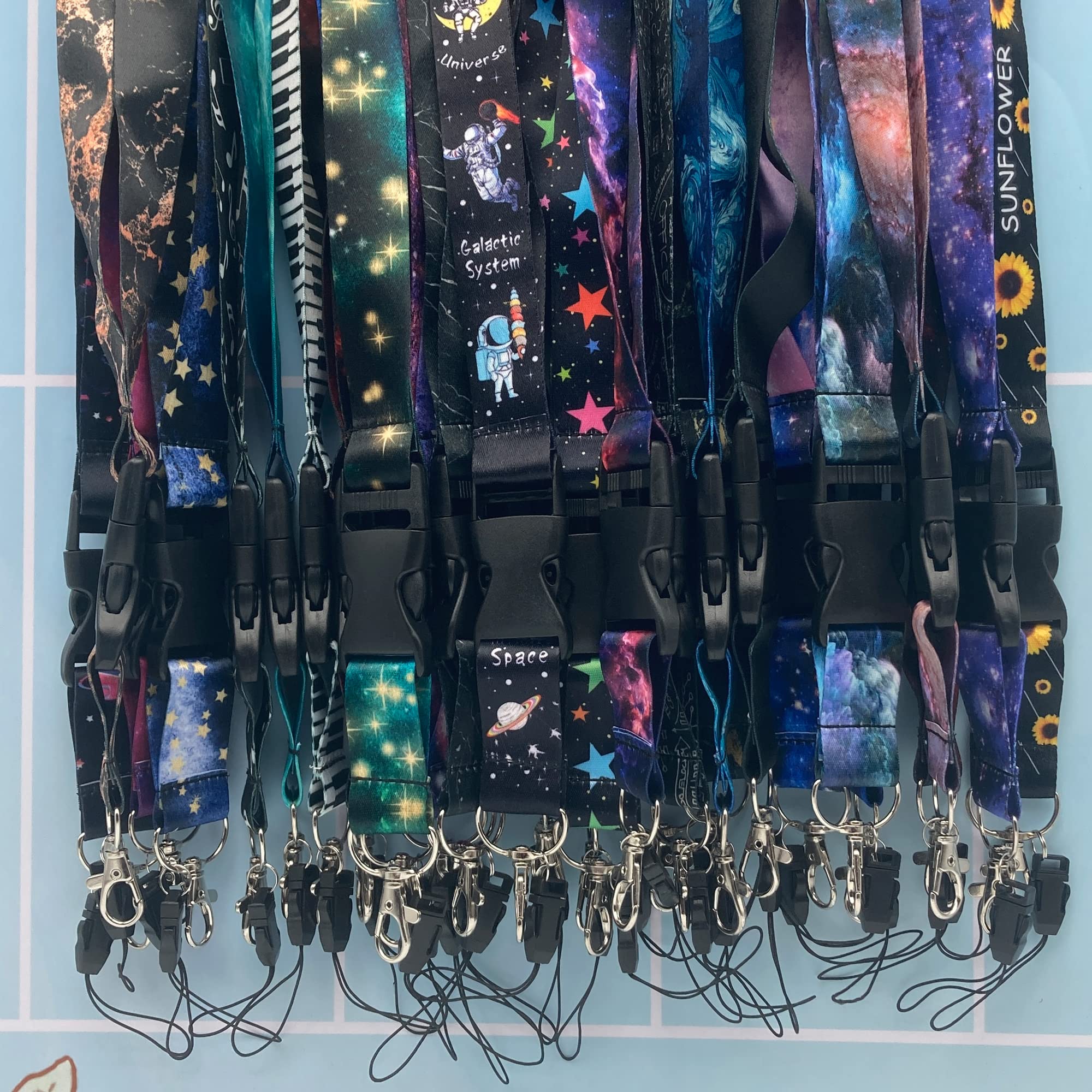 Retractable Breakaway Lanyard for Keys, ID Badges & Phone - for Work, School, Events