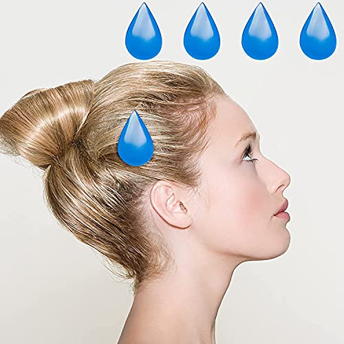 Funny Sweat Drop Hair Clips - 4PCS Cute Dripping Sweat Hairpins for Women & Girls - Trendy Hair Accessories for Social Media, Cosplay & Daily Fashion