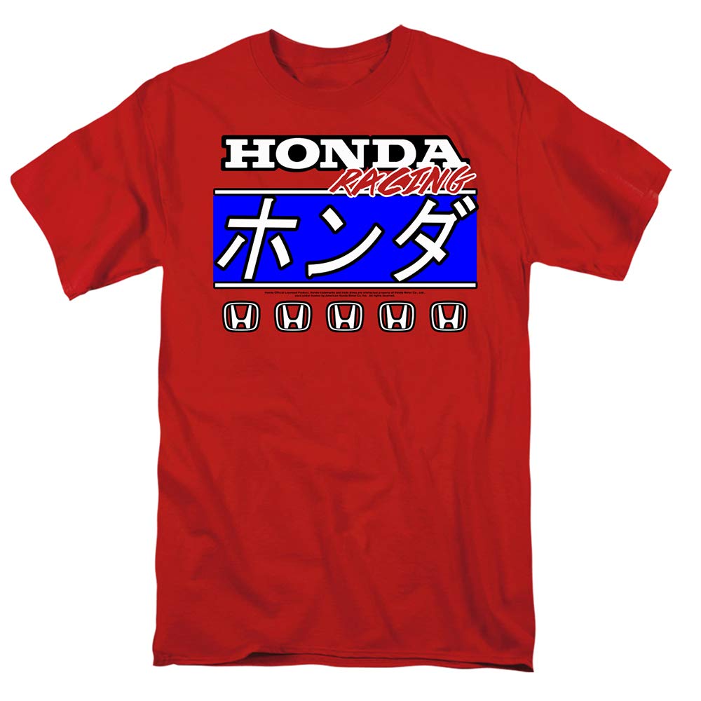 Honda Auto Racing Kanji T-Shirt - Japanese Style Graphic Tee for Car Enthusiasts | Perfect for Casual Wear, Street Fashion & Motorsport Events