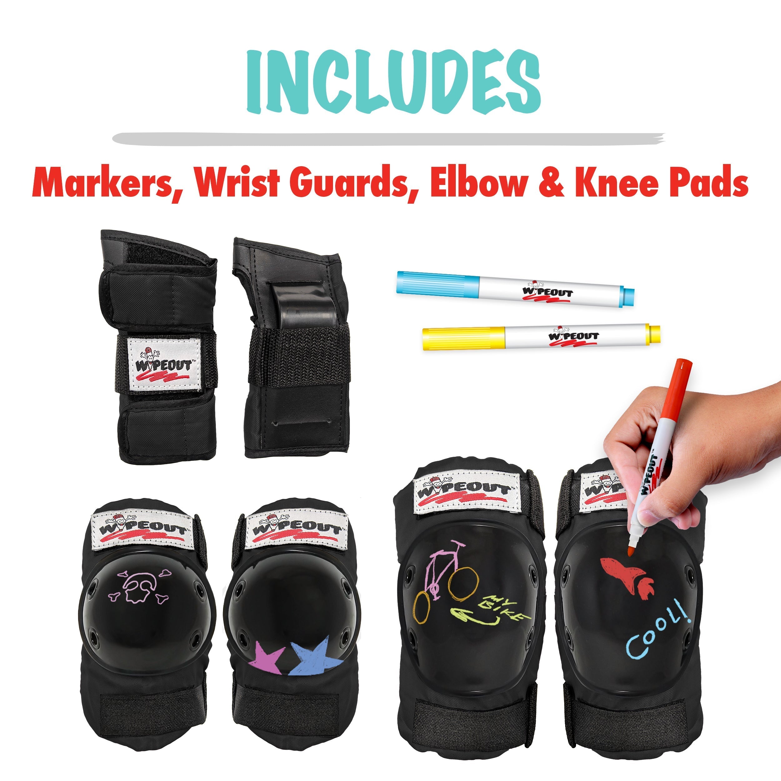Wipeout™ Dry Erase Pads - Reusable Whiteboard Notepads for Office, School & Home - Perfect for Meetings, Classrooms & Family Organization